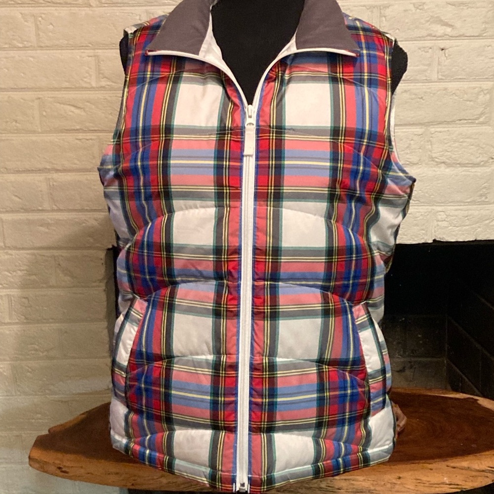Lands End size small down filled vest…in new condition